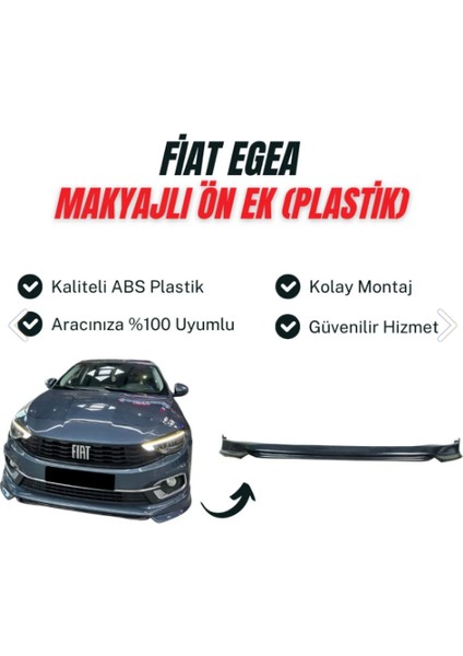 Fiat Egea Makyajlı Ön Tampon Eki Boyasız Plastik