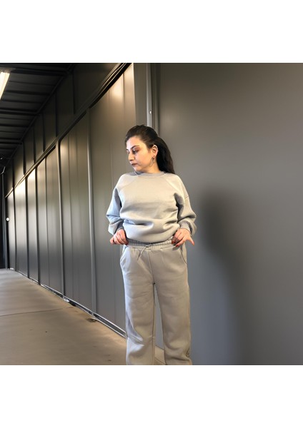 Unisex Üç Iplik Şardonlu Sweatshirt Eşofman Takımı modelleri