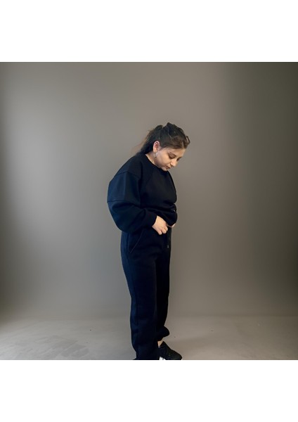 Unisex Üç Iplik Şardonlu Sweatshirt Eşofman Takımı fırsatları