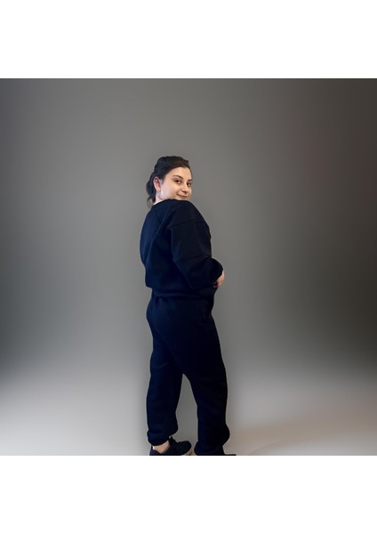 Unisex Üç Iplik Şardonlu Sweatshirt Eşofman Takımı indirimleri