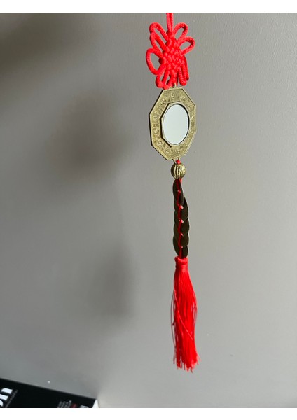 Feng Shui Bereket ve Şans Askılı Zil Dekor Bagua Aynalı fiyatları
