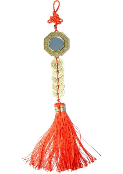 Feng Shui Bereket ve Şans Askılı Zil Dekor Bagua Aynalı modelleri