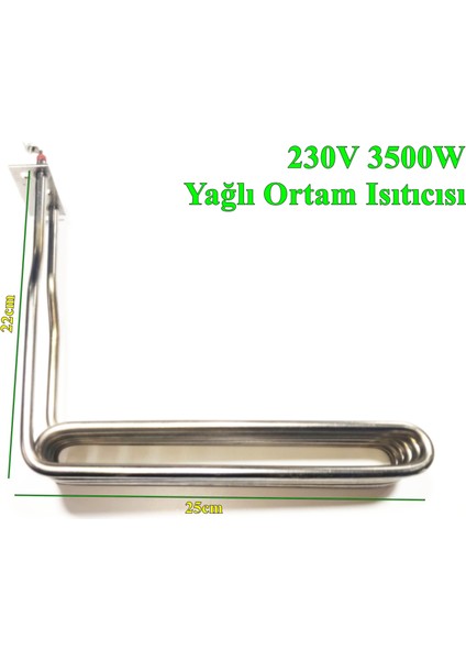 Sanayi Fritöz Isıtıcı Rezistans 3500W - Sern R4013 modelleri