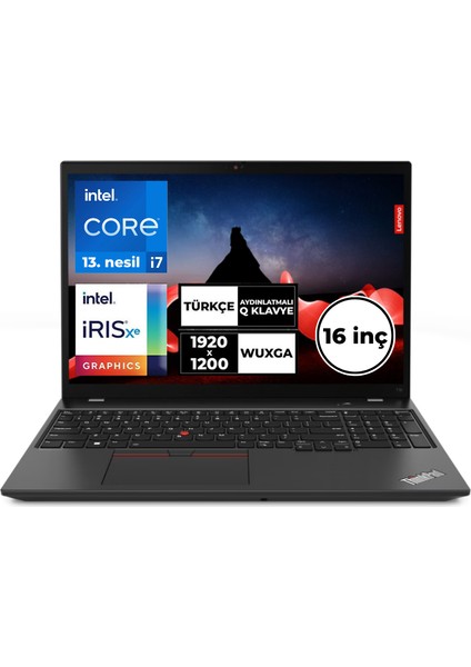 Thinkpad T16 Gen 2 I7-1355U 48 GB 1 Tbssd 16" Wuxga Windows 10 Home 21HJS45TQ3 BT23