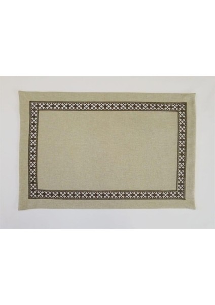 2116 Servis 35X50 Keten Koyu Bej