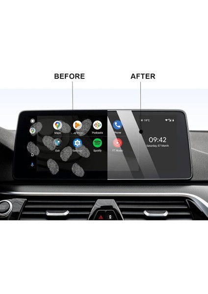 Bmw 520I G30 Mat Ekran Koruyucu Nano Multimedya 12.3 Inç Şeffaf modelleri