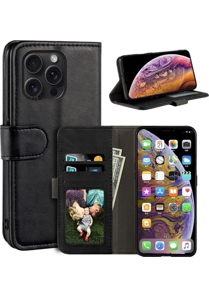 Apple iPhone 13 Pro Max Kılıf Tam Kaplar Deri Dokulu