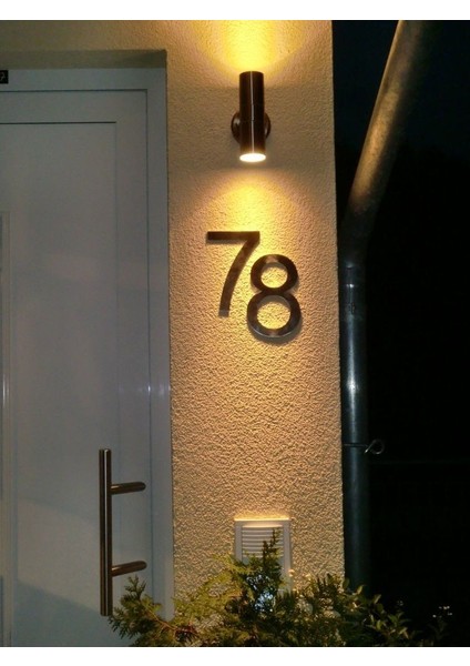Modern Tasarım Çift Yönlü Iç ve Dış Mekan Aplik, Bahçe, Balkon, Kamelya Teras Aplik (Ampuller Hariç)