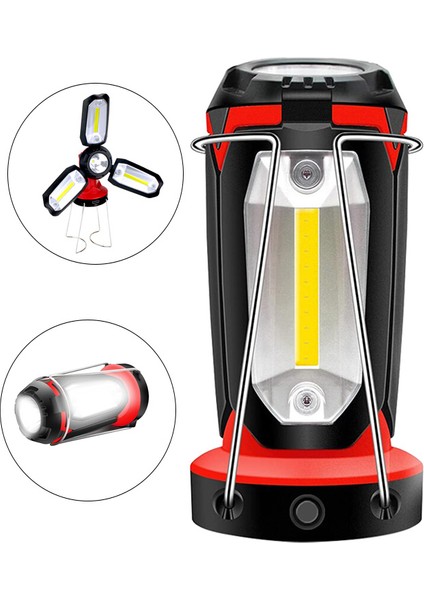 Powermaster MX-8801 3xcob Led+ 3W LED Çok Fonksiyonlu Çalışma - Kamp Lambası Byr [byrtek] fiyatları