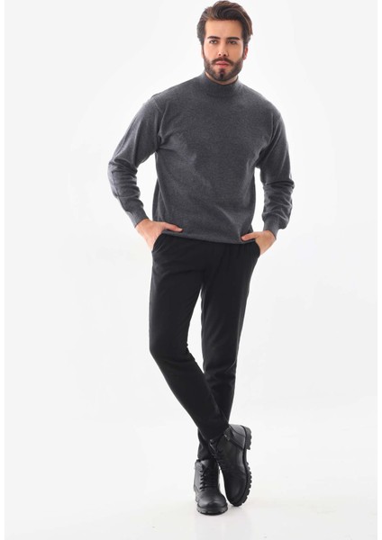 Ersin Triko Erkek Yarım Balıkçı Yaka Yün Kazak 4115 Füme fiyatları