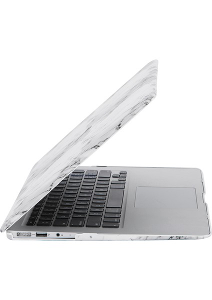 Macbook Air M1 Kılıf 13 inç A1932 A2179 A2337 ile Uyumlu F.Marble