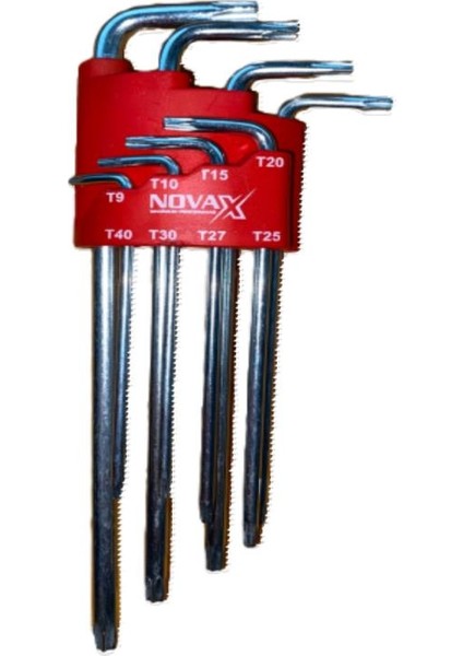 Torx Alyan Anahtar Uzun 8li Set