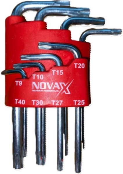 Torx Alyan Anahtar Kısa 8li Set