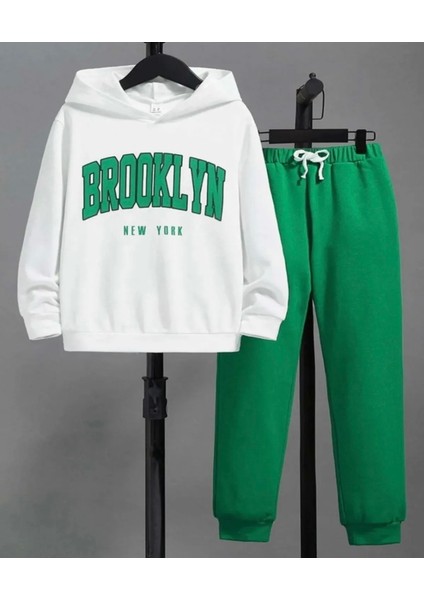 Şardonlu Kız Çocuk Eşofman Takımı