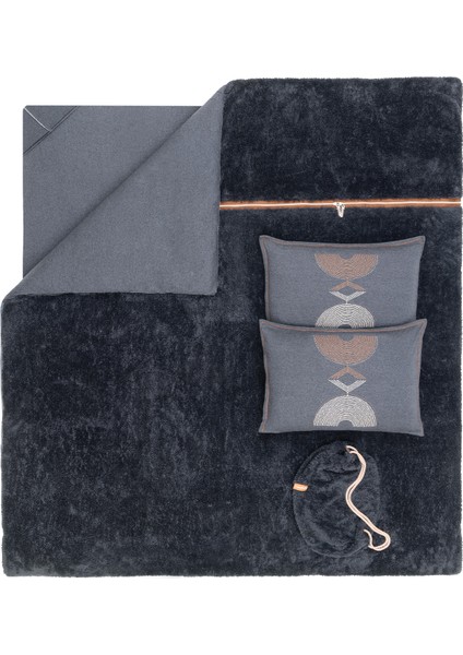 Coverme Elian Tek Kişilik Battaniye Nevresim Takımı - Siyah indirimleri