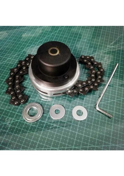 Evrensel Çim Biçme Makinesi Zincir Kafa Brushcutter Giyotin Bahçe Çalı Kesici Alet Yedek Parçaları fiyatları