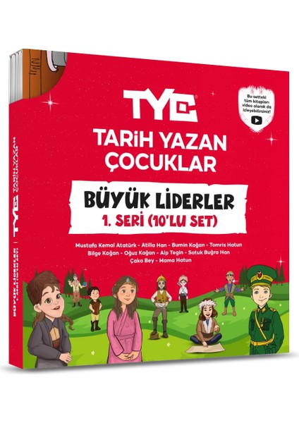 Tarih Yazan Çocuklar Büyük Liderler 1. Seri Çocuk Kitapları