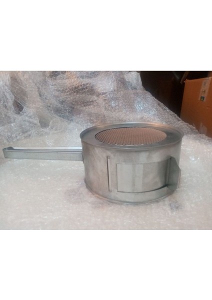 Nostaljik Ocak Üstü Yağsız Mısır Patlatma Tavası Mısır Patlatma Tenekesi