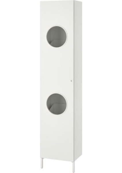 Nysjön Kirli Çamaşır Dolabı, Beyaz Renk Meridyendukkan 40X190 cm