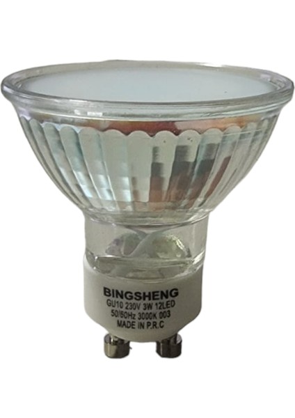 Vestel Arçelik Davlumbaz LED Lamba GU10 3W 12 LED (1 Adet) Silverline Esty Beko Regal Bosh Orjinal Bıngsheng