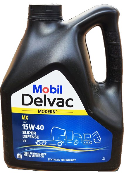 Delvac Mx 15W-40 - 4 L Hediye Balata Spreyi