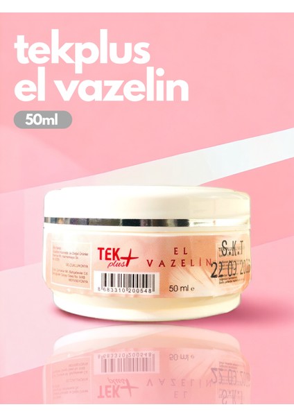 Tek Plus Nemlendirici El Vazelin Kremi 50ML