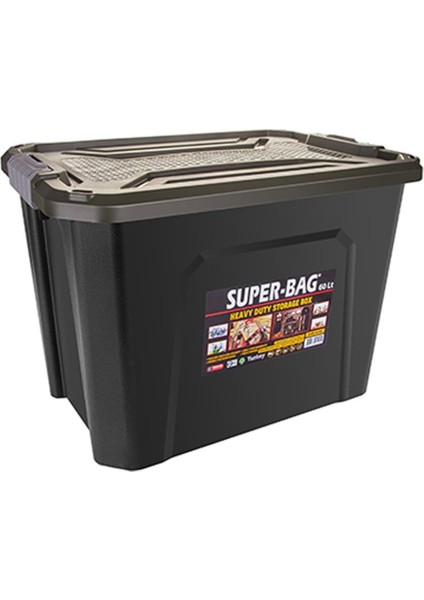 2 Adet Saklama Kutusu 2X60 Toplamı 120 Litre Kapasite Profesyonel Kullanım Için Süper Sağlam Plastik