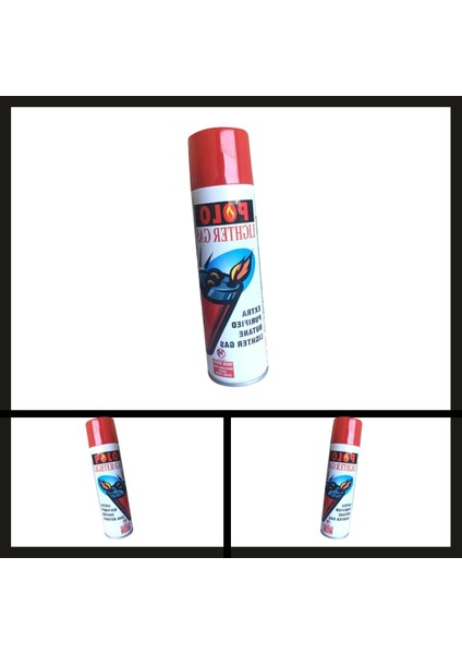 Uyguna-Yakala 5 Adet 270 Ml. Çakmak Gazı Tüpü POLO-YKT.187