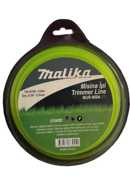 Malika Tırpan Misinası 3.3mm 46 Metre