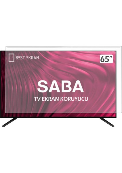 Saba SB65500 Tv Ekran Koruyucu 65" 165 Ekran 4K Ultra Hd Smart LED Tv