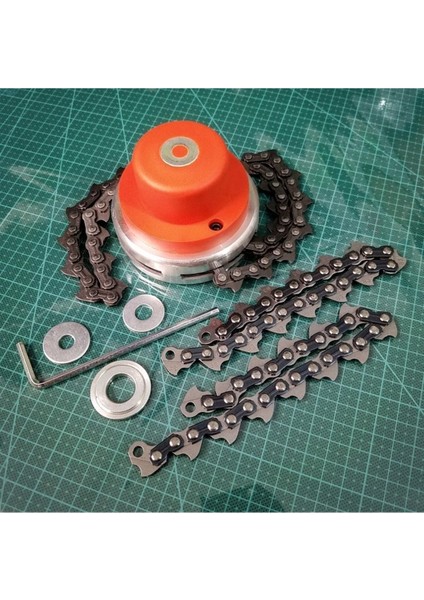 Motorlu Tırpan Testere Zincirli Kendinden Pasolu Canavar Başlık Yedek Zincirli