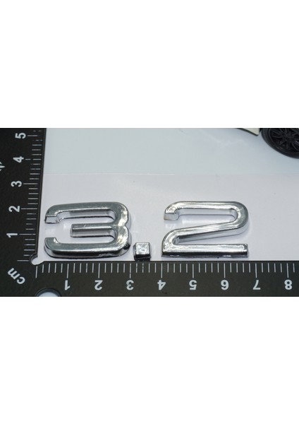 Audi 3.2 A3 A4 A6 A5 A7 A8 Bagaj Krom Abs 3m 3D Yazı Logo