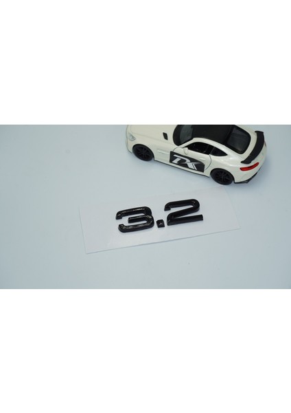 Audi 3.2 A3 A4 A6 A5 A7 A8 Bagaj Siyah Abs 3m 3D Yazı Logo