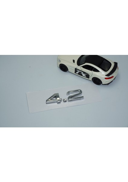 Audi 4.2 A3 A4 A6 A5 A7 A8 Bagaj Krom Abs 3m 3D Yazı Logo