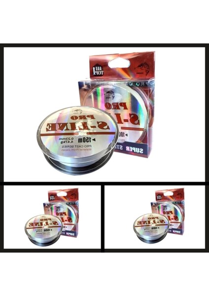 Uyguna-Yakala 0.28 mm 150 mt Pro S-Line Makara Misina ŞEFFAF-İNA.015