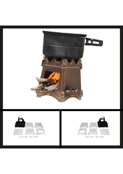 Uyguna-Yakala Inox Kamp Ateş Kutusu G-170-YKT.131