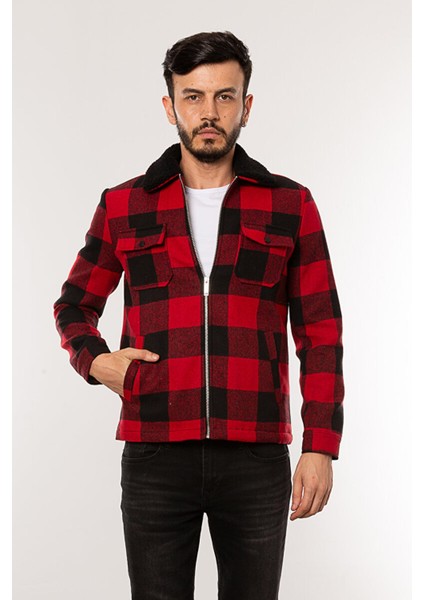 1003-FW Erkek Ekose Mont fırsatları