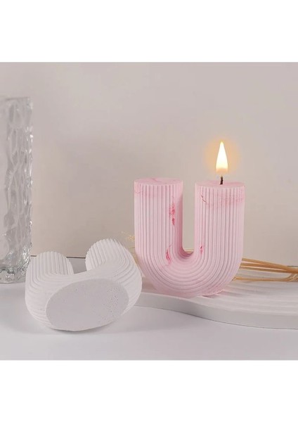 Büyük Zarif Mum Kalıb U Model fiyatları