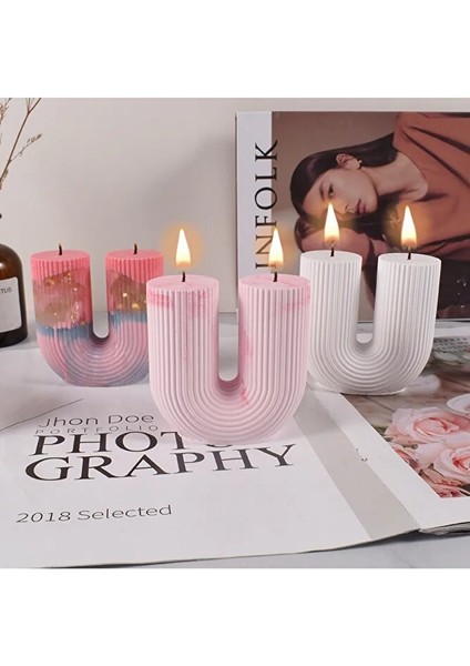 Büyük Zarif Mum Kalıb U Model modelleri