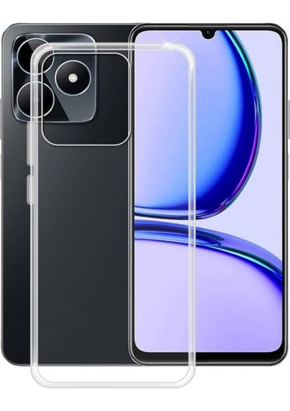 Realme C53 Uyumlu Kapak 1mm Süper Silikon Şeffaf Kılıf