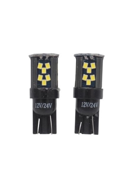 Dekoratif LED Ampul T10 -33SMD Canbus 12-24V Mavi / LAAM139