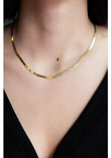 Yleaf Ezme Zincir Italyan Zincir Kolye Kadın Kolye