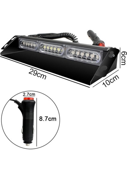 Çakar Lamba 13 Fonksiyonlu 18 LED 12V Kırmızı-Mavi-Beyaz / LAPA532 indirimleri