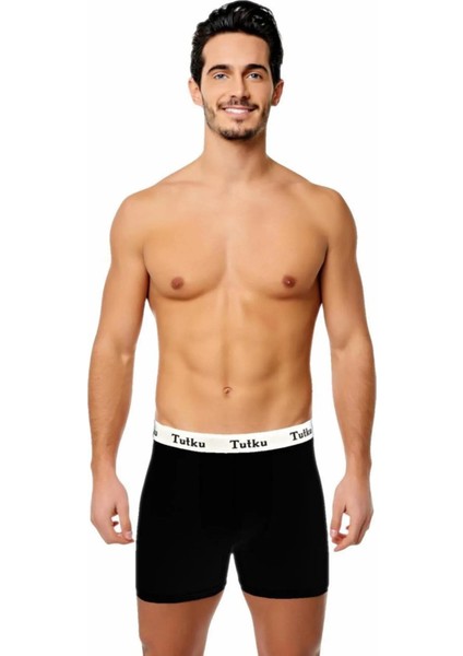 Erkek Likralı Sporcu Boxer 0400 - 6 Adet