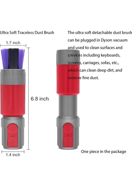 Dyson V15 V11 V10 V7 V8 Fırça Araçları Için: Traceless/yumuşak/sert Kıl Uzatma Hortumu Yatak Fırçası Yükseltme Aralık Aracı (Yurt Dışından) fırsatları