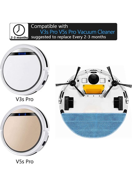 Ilıfe V3 V3S V5 V5S Pro Robot Süpürge Için Yedek Parçalar (Yurt Dışından) fırsatları