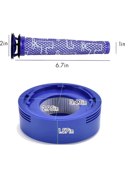 Dyson V7 V8 Absolute Elektrikli Süpürge Temizleme Fırçalı Filtre (Yurt Dışından)