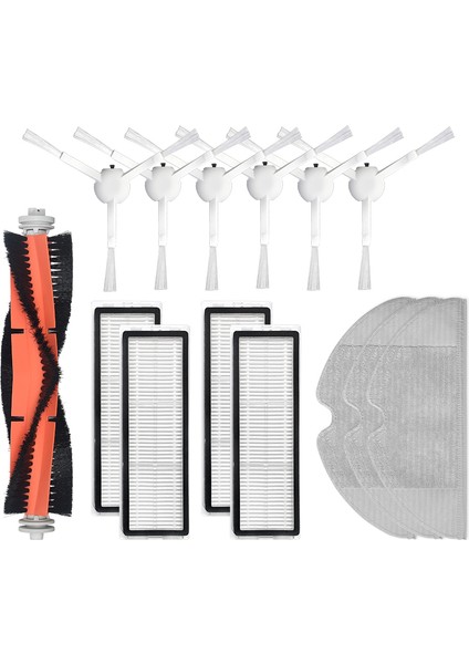 Xiaomi Mi 1c Aksesuarları Için 14 Adet Yan Fırçalar Filtre Döner Çalı (Yurt Dışından)