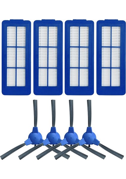 Eufy Robovac 11SMAX 15CMAX Hibrit Parça Için 8pc / Set Yan Fırça Filtresi (Yurt Dışından)