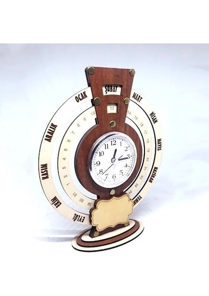 Tarihli Ahşap Saat